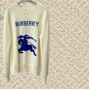 Burberry Men's Light Yellow Long Sleeve Shirt